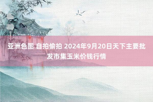亚洲色图 自拍偷拍 2024年9月20日天下主要批发市集玉米价钱行情