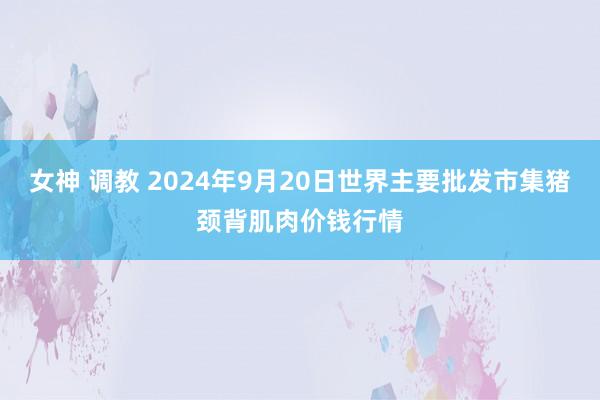 女神 调教 2024年9月20日世界主要批发市集猪颈背肌肉价钱行情
