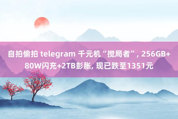 自拍偷拍 telegram 千元机“搅局者”, 256GB+80W闪充+2TB彭胀, 现已跌至1351元