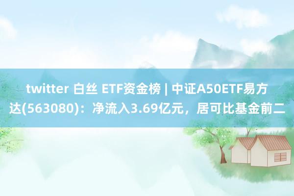 twitter 白丝 ETF资金榜 | 中证A50ETF易方达(563080)：净流入3.69亿元，居可比基金前二