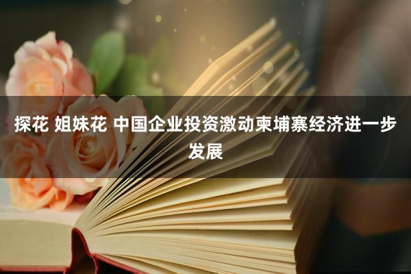 探花 姐妹花 中国企业投资激动柬埔寨经济进一步发展