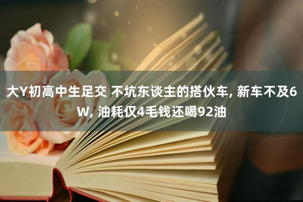 大Y初高中生足交 不坑东谈主的搭伙车, 新车不及6W, 油耗仅4毛钱还喝92油