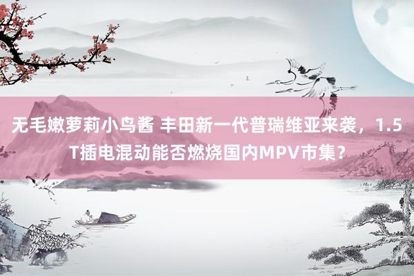 无毛嫩萝莉小鸟酱 丰田新一代普瑞维亚来袭，1.5T插电混动能否燃烧国内MPV市集？