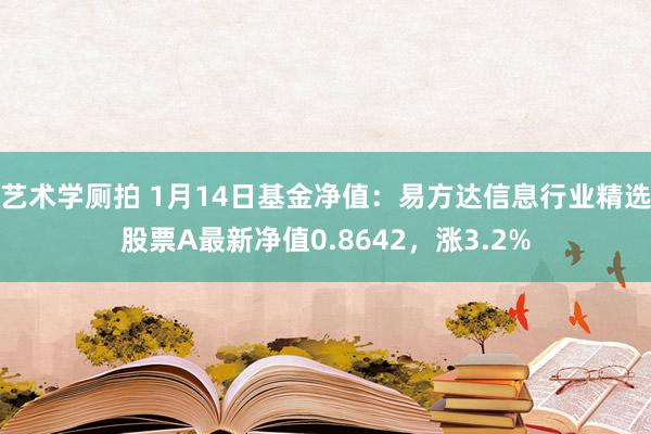 艺术学厕拍 1月14日基金净值：易方达信息行业精选股票A最新净值0.8642，涨3.2%