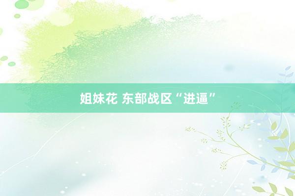 姐妹花 东部战区“进逼”
