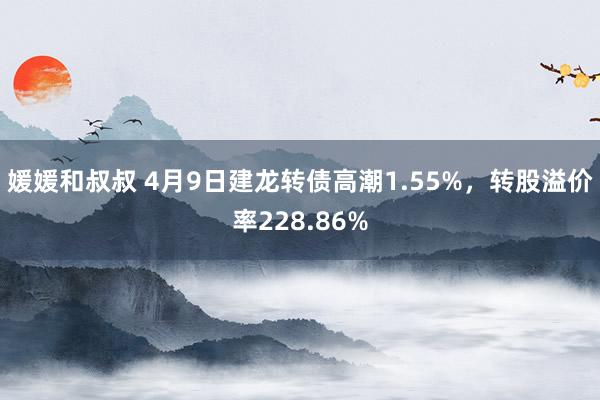 媛媛和叔叔 4月9日建龙转债高潮1.55%，转股溢价率228.86%