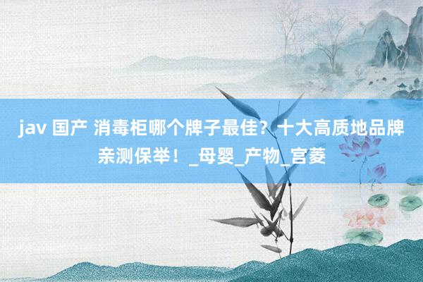 jav 国产 消毒柜哪个牌子最佳？十大高质地品牌亲测保举！_母婴_产物_宫菱